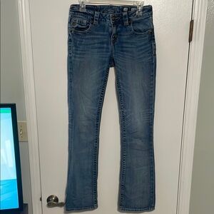 Miss Me Blue Boot Cut Jeans Medium Wash